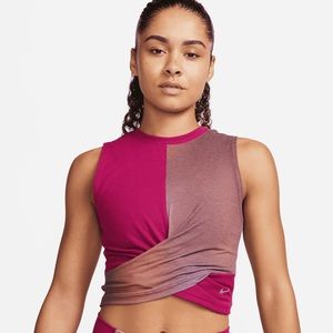 NWT NIKE WOMEN TOPS TANKS Yoga Dri-fit Size XXL Top only*